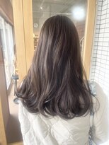 マルソー&nbsp;オリーブグレージュカラー×ロングスタイル