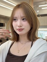 サンド クリア 横浜本店(sand clear) 巻ける縮毛矯正×ミディアムボブ
