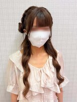シーズン 大阪(SEASON) 【ヘアセット】編み込みハーフアップ/くるみちゃんヘア/梅田駅