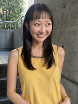 ケイトテイラー(KATETAYLOR)&nbsp;オン眉レイヤーカット透明感グレージュ