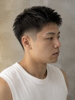 キリ 逗子(kiri) 逗子葉山メンズショート眉毛アップバングスパイキーショートR127