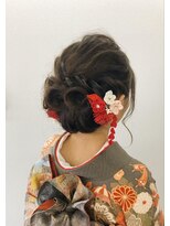 ヘアアンドメイク オプシス(Hair&Make OPSIS)&nbsp;背の高い方の振袖ヘアスタイル