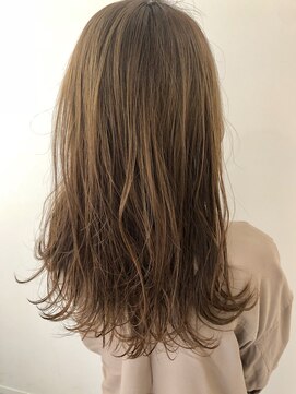 トリート 浦安店(TREAT) セミロング×オレンジベージュ_TREAT浦安