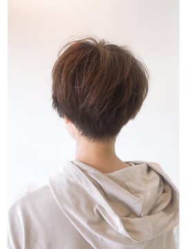 エンリッチヘア(enrich hair) マッシュショート ベージュカラー