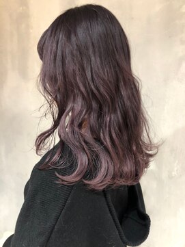 アルバム 銀座(ALBUM GINZA) パープルグレイグラデーション_インナーグレージュ_ba275171