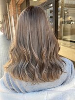 ニコア 千葉(nicoa)&nbsp;ミルクティーベージュ//インナーカラー[千葉/千葉駅]