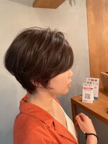 パルムヘアー(Palm hair) 大人ショートxマロベージュ