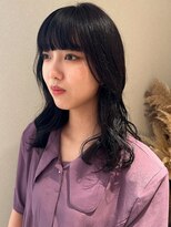 コテ巻き風パーマデジタルパーマニュアンスパーマロングパーマ