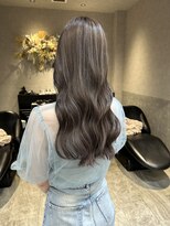 ロンド レア 天神大名店(Lond Le’a)&nbsp;ダブルカラーコントラストハイライト透明感カラー暗髪グレージュ