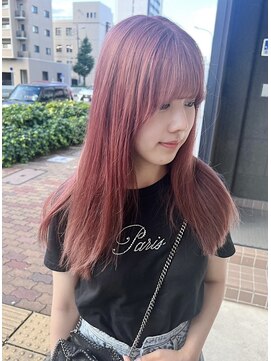 ミスターグッドモーニング(MR.GOOD MORNING) チェリーピンク×ベージュ