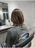 動きのあるミディアムボブ! 岐阜美容室