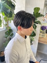 ティティ(TiTi)&nbsp;黒髪 センターパート メンズ[TiTi_福田りの]