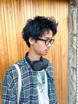 フリック(FLICK) スパイキーショートパーマツイストスパイラルパーマビジネスヘア