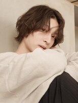 シャドウパーマスパイラルパーマメンズボブ
