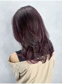 顔周りレイヤー韓国ヘア美髪ロング_ba540801