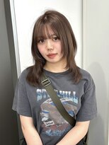 ユーフォリア 渋谷グランデ(Euphoria SHIBUYA GRANDE)&nbsp;ヘーゼルベージュ　ブリーチ　透明感カラー　顔周りカット