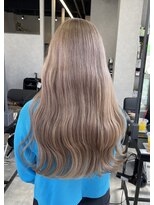 シエンゴールド(CIEN gold)&nbsp;ミルクティーベージュ/ハイトーン/ブリーチ#浜松駅#カラー