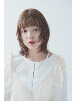 ソワン ドゥ ブレス 立花店(soin de brace)&nbsp;髪質改善 縮毛矯正 レイヤー 20代 30代 40代/オリーブグレー