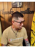 アイロンパーマ×ベリーショート