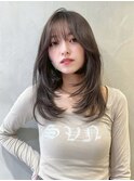 韓国ヘア/透明感/髪質改善/レイヤーカット/暗めカラー/学割/浦和