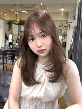 コート 表参道(Cote) 美髪レイヤーカット／顔まわりレイヤー／ロングレイヤ 一/前髪