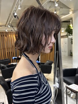 メゾンアクア 表参道(Maison ACQUA) ミディアムパーマデジタルパーマボブパーマ表参道ボブパーマ