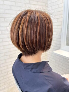 ハイレート ウニクス川越店(Hairate) 【Hairate本川越】大人のまるみショートボブ