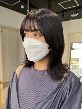 フリック 堺東店(FLICK) くびれヘア/ミディアムレイヤー/韓国風/堺東