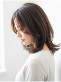 大人レイヤースタイル30代40代50代ミディアムレイヤー髪質改善