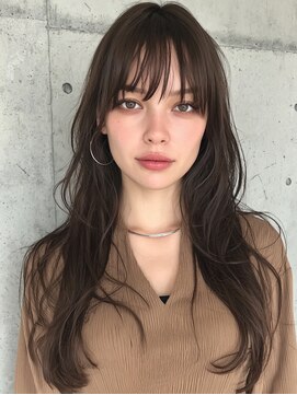 アンドレイ 表参道(andrey) 黒髪カタログ/クラゲヘアー/オリーブグレー/表参道