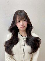 アム 表参道(am)&nbsp;【暗めカラー】レイヤーカット×ココアベージュ