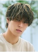 ハイライト/メッシュ/ツイストパーマ/ツーブロック/メンズ