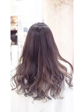 ネス(NESS) 毛先にハイライトブリーチなベージュピンクロング137