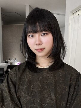 エトワ 中央店(etoi) 大分ハッシュカット胸上鎖骨下ミディアムレイヤースタイルかるめ