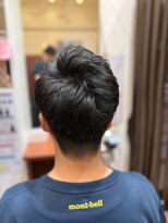 美容室ヒラトヤ 都南店&nbsp;刈り上げ爽やかツーブロックシースルーマッシュスタイル20代30代