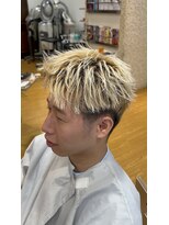 レナークプルミエ(LENAHC Premier)&nbsp;バチバチブロンドスパイキーショート！！