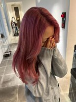 アース いわき店(HAIR&MAKE EARTH)&nbsp;ピンクブラウン × 艶ロング