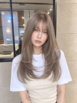 ジュール 銀座(Joule)&nbsp;レイヤーカット×ミルクティーベージュ