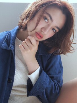 コス(kos) 『nanuk*UEKI』外国人風クセ感*透け感シナモン