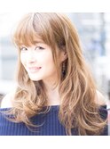 外国人風ハイライト＋イルミナシアベージュ