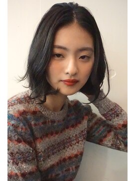 リパブリッシュ バイ ゴズウェルヘア(Republish by Goeswell Hair) 黒髮カールボブ