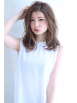 オーロ 緑地公園店(ORO)&nbsp;ラフなかきあげが大人可愛い透明感ブルージュミックス