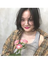 エリンヘア(ELIN hair.)&nbsp;【ELIN】　シアーブラック　レイヤーボブ　2