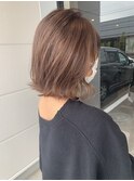 20代30代40代ブラウン艶感ボブ透明感ナチュラル