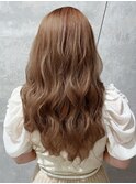 プルシールエクステ ライトベージュ ロング