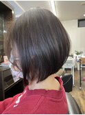 髪質改善+クセ緩和 ドクタートリートメント 前下がりボブ