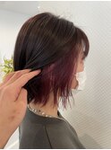 インナーカラーピンクバイオレット