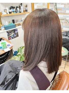 ハウオリ ヘアーワークス(Hauoli hair works) クリーミーピーチカラー