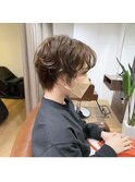 ショートヘア×ニュアンスパーマ【札幌大通美容室trewa】