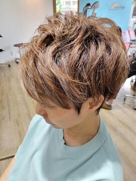 ラバフロー 小野原店(LAVA FLOW) ツーブロックマッシュ